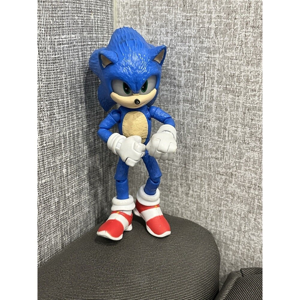 Sonic 3 Movie Action Figures 5-Inch Sonic Collector Toy Figure, Highly Articu.